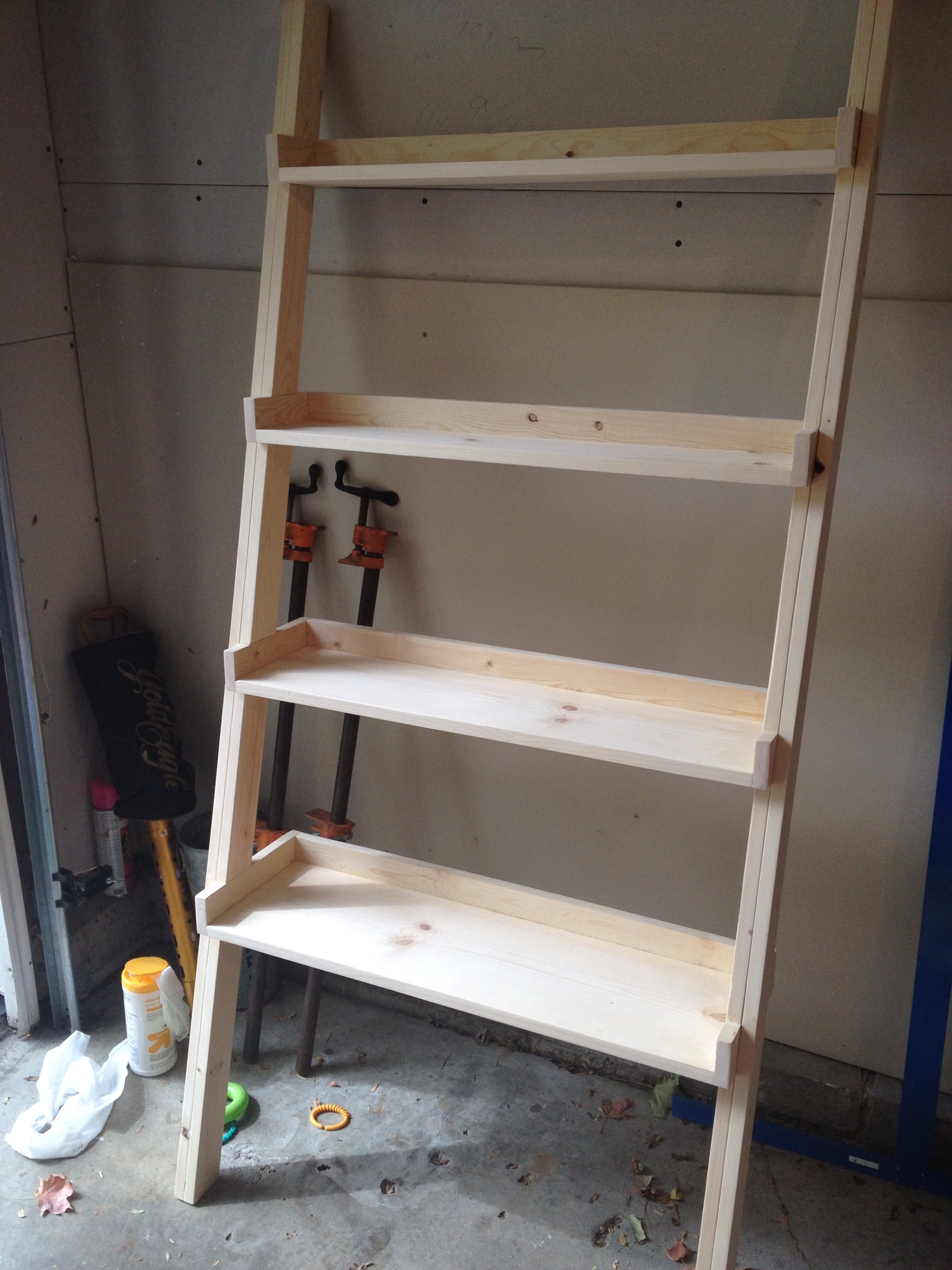 Wood plant: Detail Woodworking plans ladder shelf