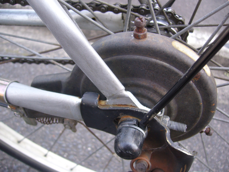 リアバンドブレーキの引き摺りを修理してみました 気まぐれソラリスの自転車弄り日記