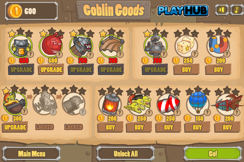 ゴブリンふっ飛ばしゲーム　Go Go Goblin 2
