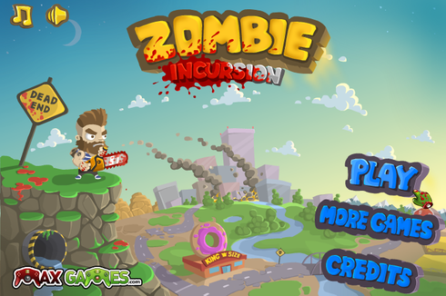 ゾンビから街を守るアクションゲーム　Zombie Incursion