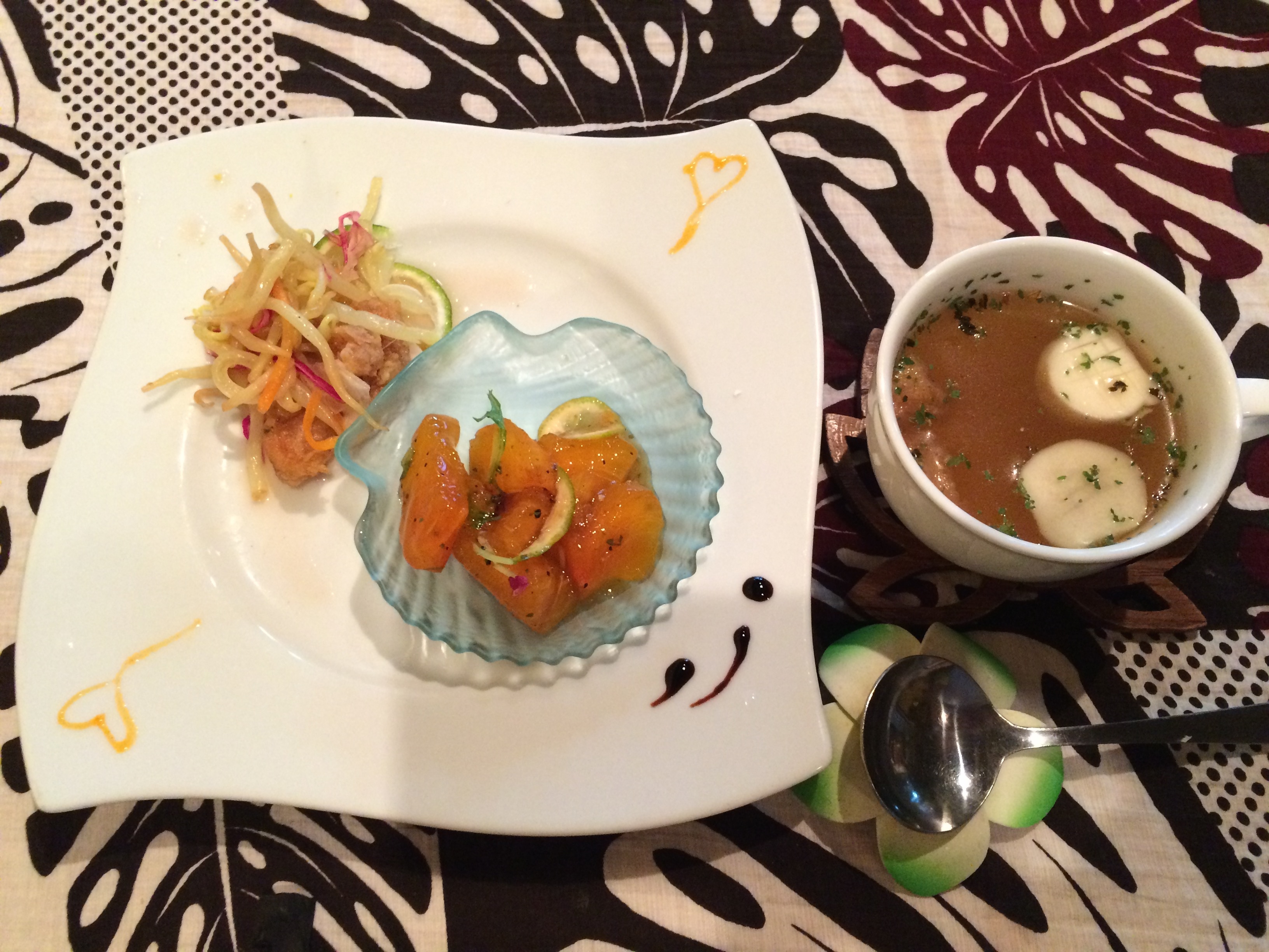 カルパの月前菜と本日のスープ