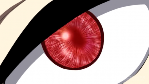 アニメ８話　赤い目のヒビヤ