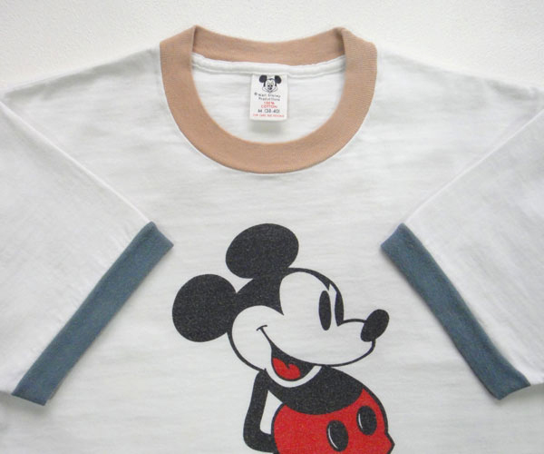 NUT'S WAREHOUSE BLOG 70's WALT DISNEY PRODUCTIONS MICKEY MOUSE RINGER T