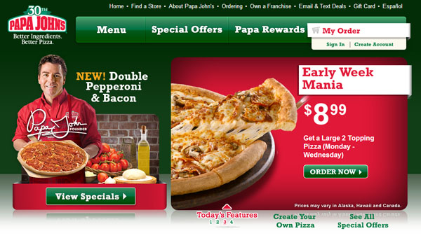 デカい安いは当り前 アメリカで人気のピザチェーンtop5 ピザの話題